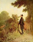 Carl Spitzweg Rosenduft-Erinnerung oil on canvas